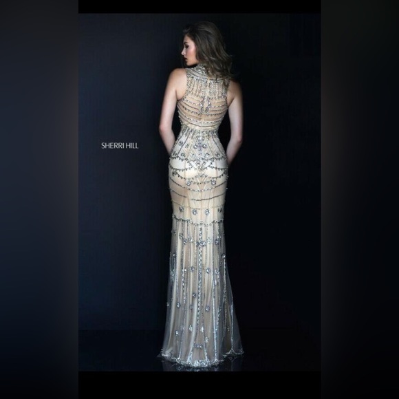 Sherri Hill Dress - Sawroski beets size 2-4 - Picture 2 of 4